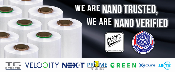 TG stretch films Nano Verified Nano Trusted Marks