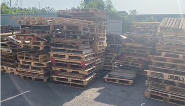 collaborate with vendors to recycle wooden pallets for sustainability